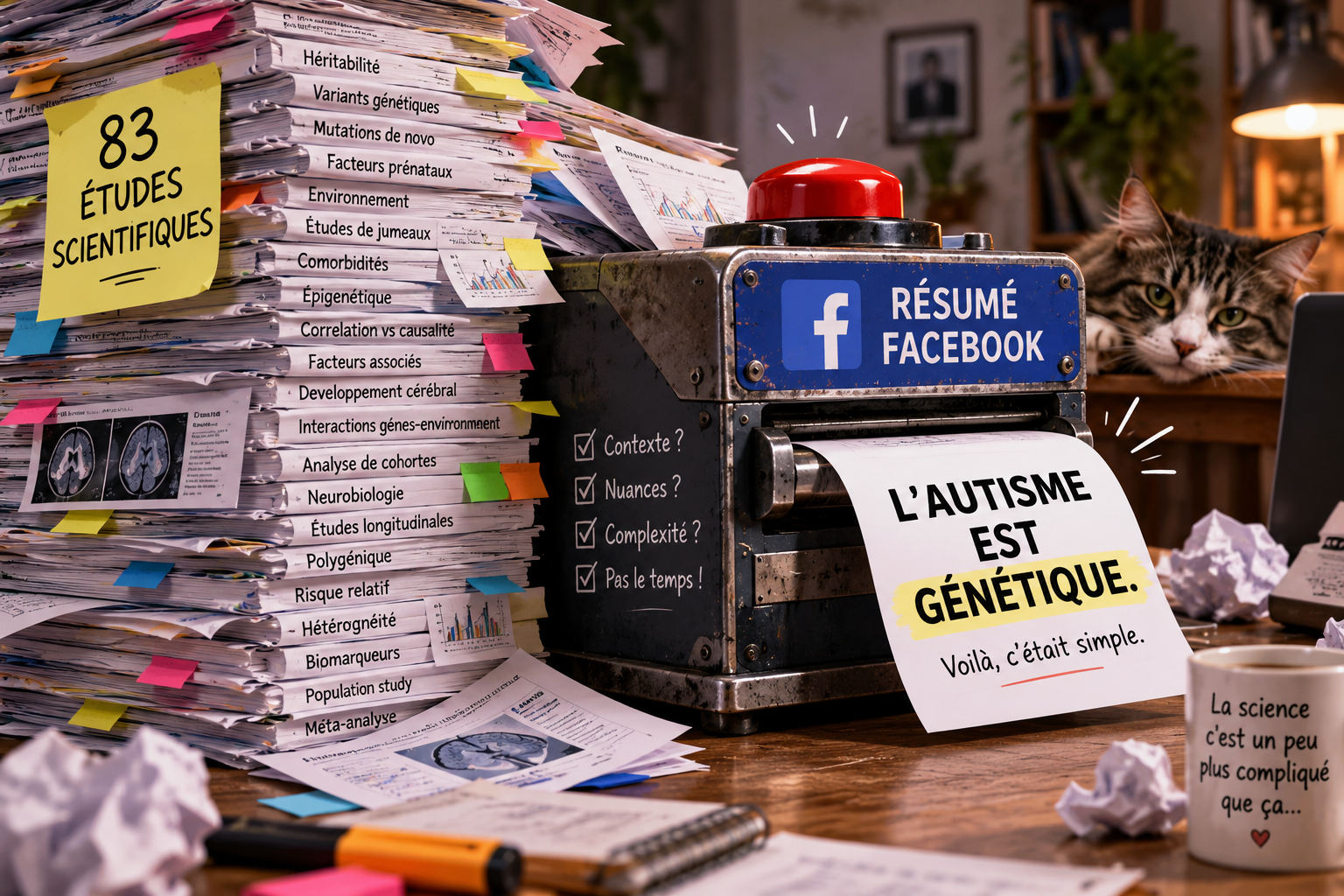« L’autisme est génétique » : quand une information scientifique devient une pseudo-vérité