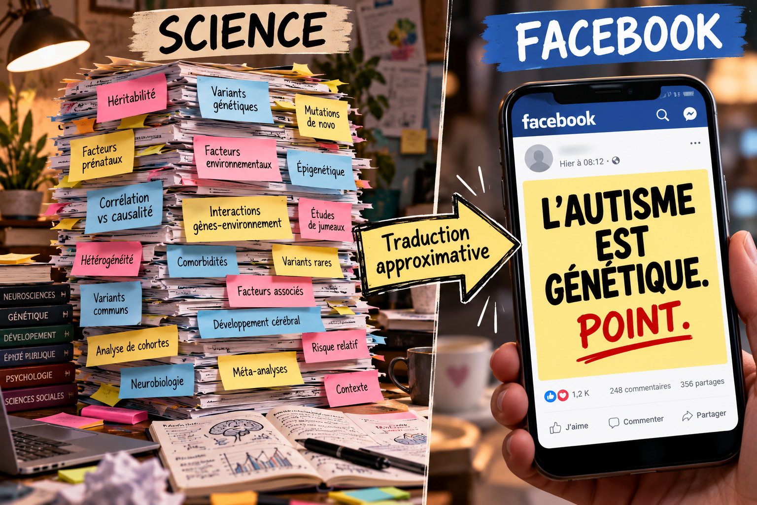 De la science au post Facebook